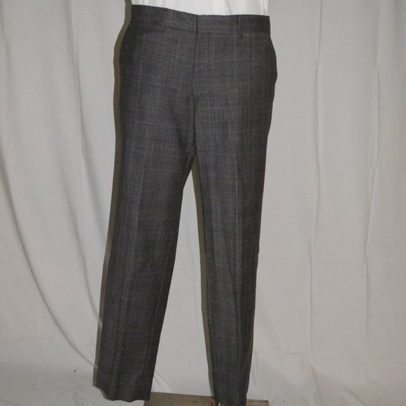 Simon Spurr Valdez Gray Plaid Two Button Suit 44R - Picture 12 of 14